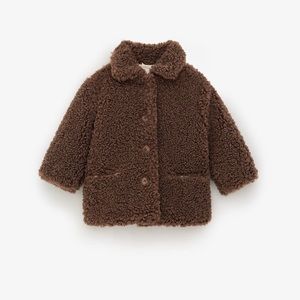 zara teddy coat